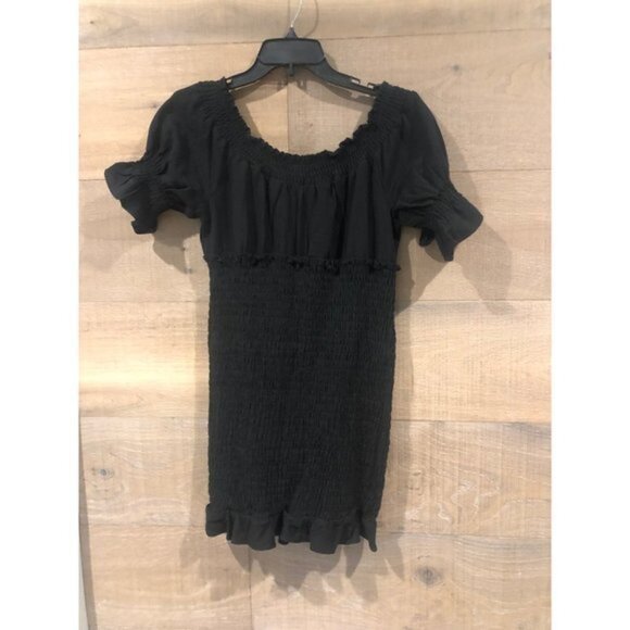 VICI off the shoulders black mini dress size M - Picture 2 of 5